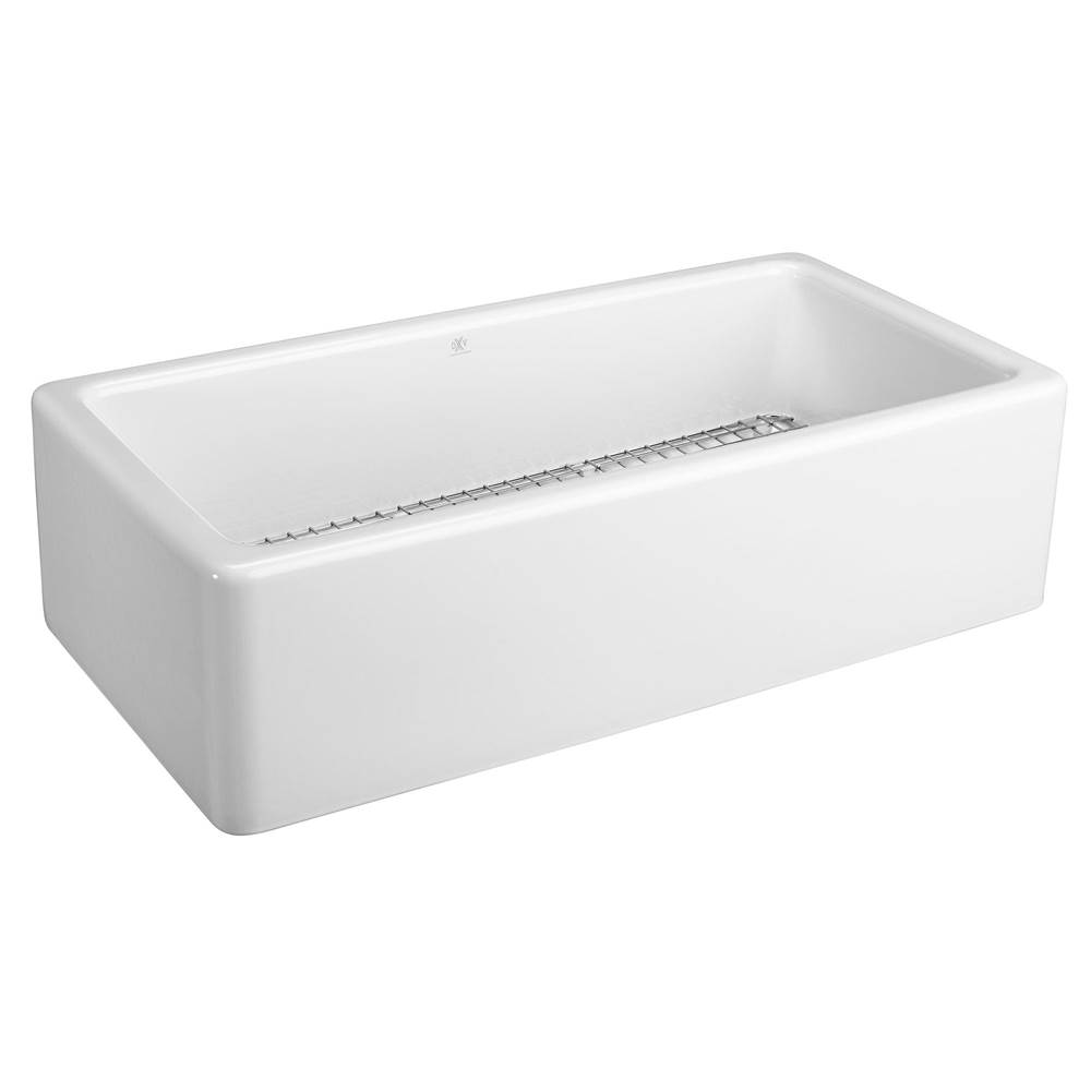 DXV Hillside® 36 in. Apron Kitchen Sink with Offset Drain