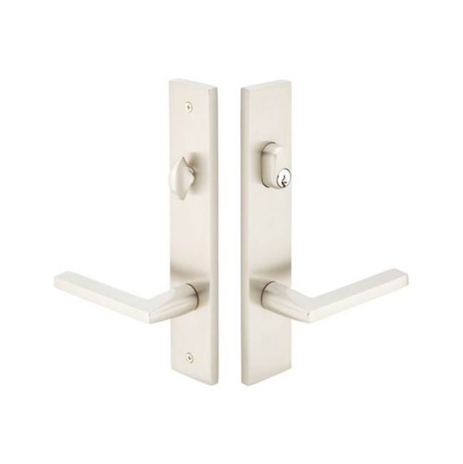 Emtek Multi Point C3, Keyed with American Cyl, Modern Style, 2'' x 10'', Athena Lever, LH, US15