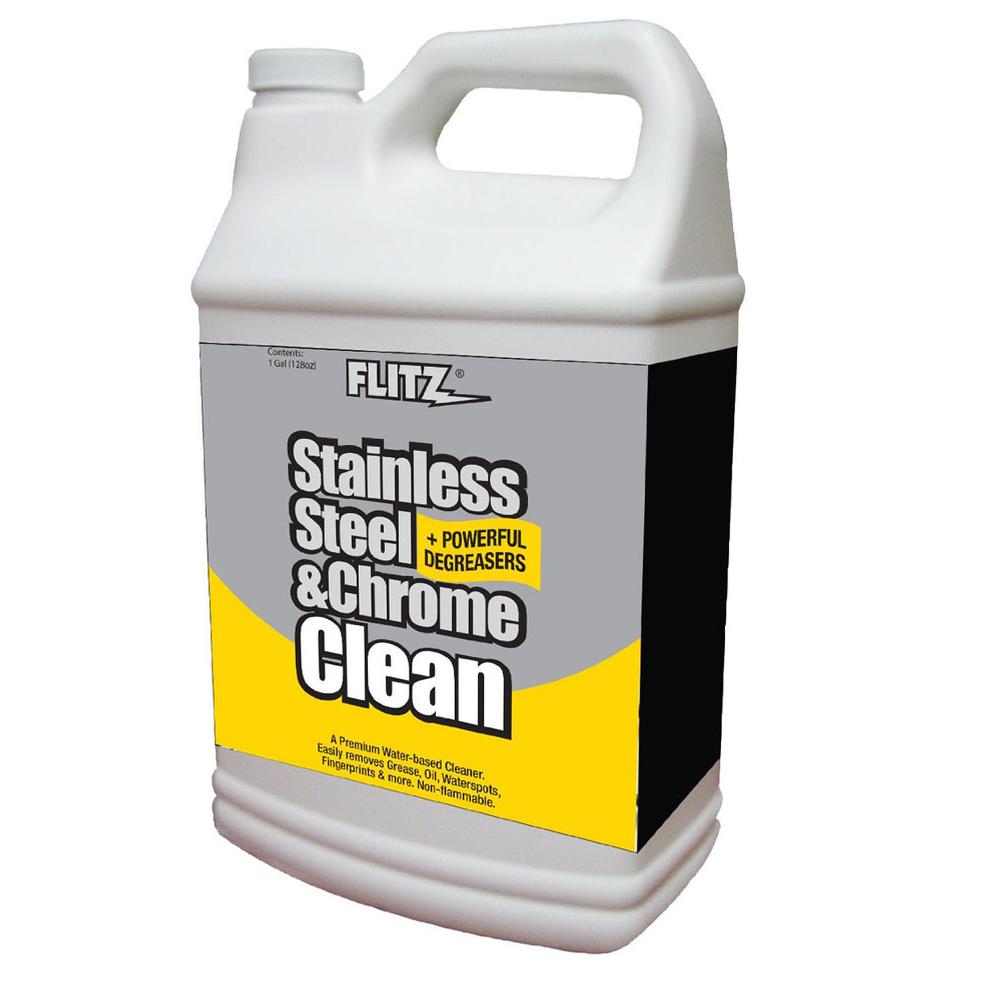Flitz Stainless Steel And Chrome Cleaner With Degreaser