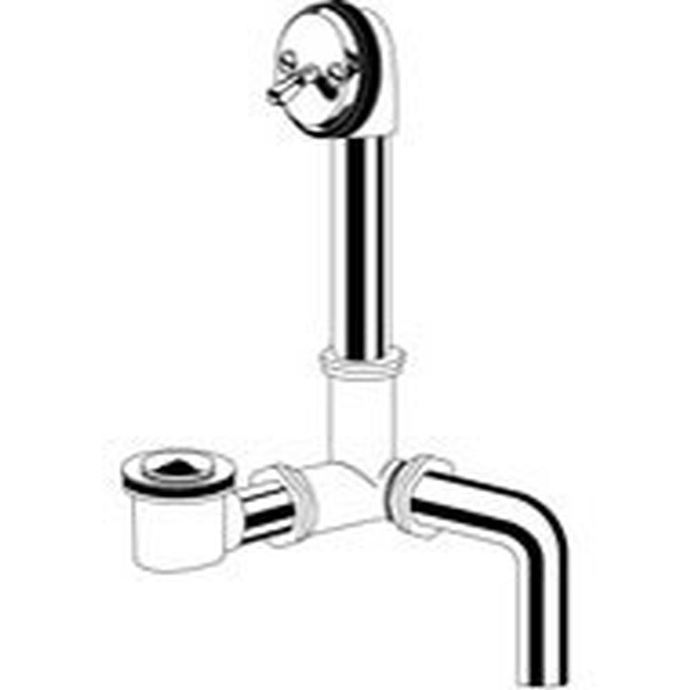 Gerber Plumbing Gerber Classics Pop-up Side Outlet 20 Gauge Drain for Standard Tub with Brass Nuts Chrome