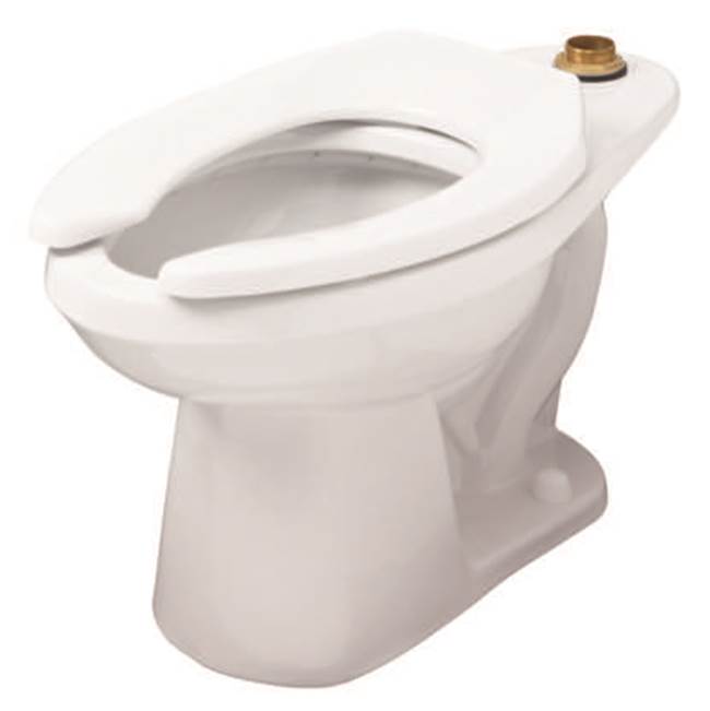 Gerber Plumbing North Point 1.1/1.28/1.6gpf Elongated Floor Mounted Top Spud Bowl 10'' Rough-In White