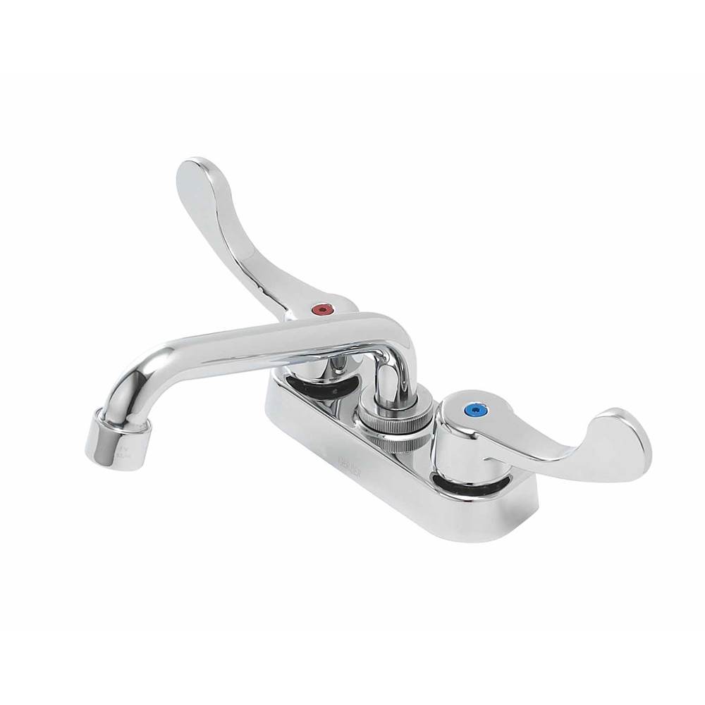 Gerber Plumbing Commercial Two Wrist Blade Handle Laundry Tub Faucet Chrome