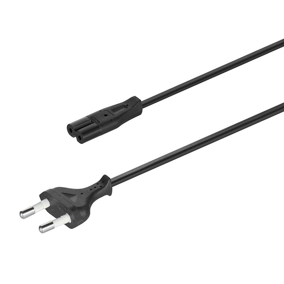 Hafele Mains Cable W.Plug/Kr/Black/2M