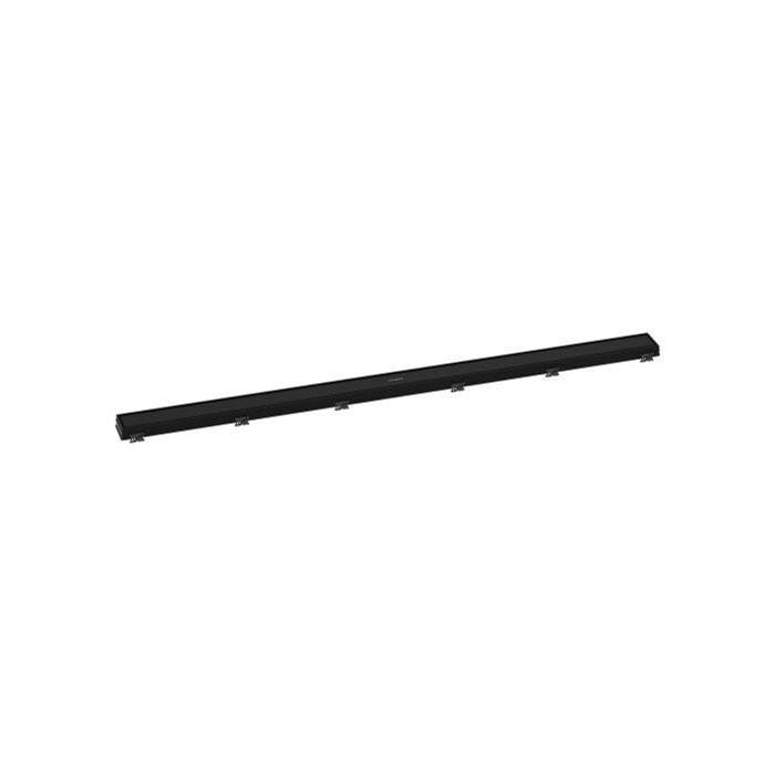 Hansgrohe RainDrain Match Trim for 47 1/4'' Rough with Height Adjustable Frame in Matte Black
