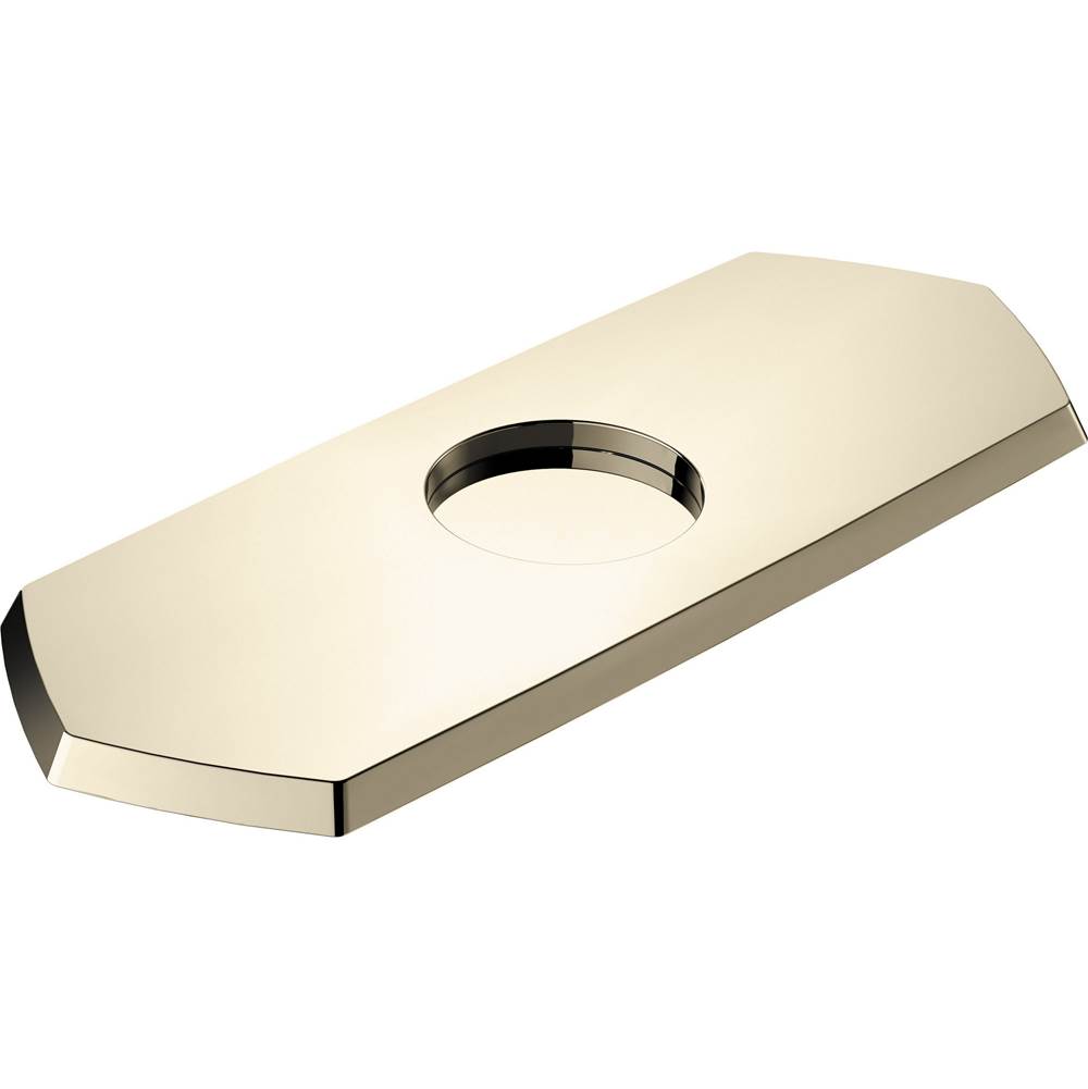 Hansgrohe Locarno Base Plate for Single-Hole Faucets in Polished Nickel