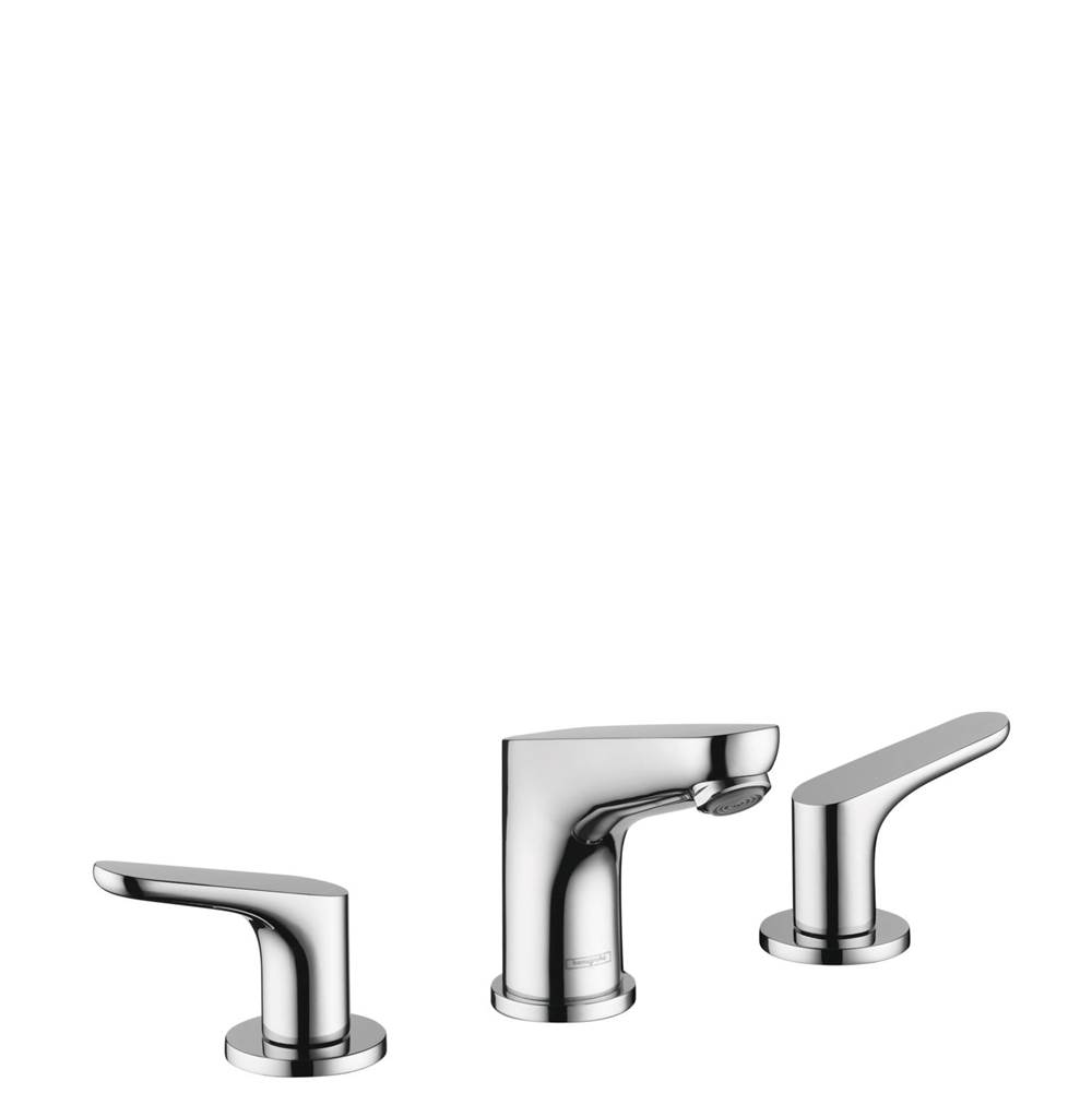 Hansgrohe Focus Widespread Faucet 100 with Pop-Up Drain, 1.0 GPM in Chrome