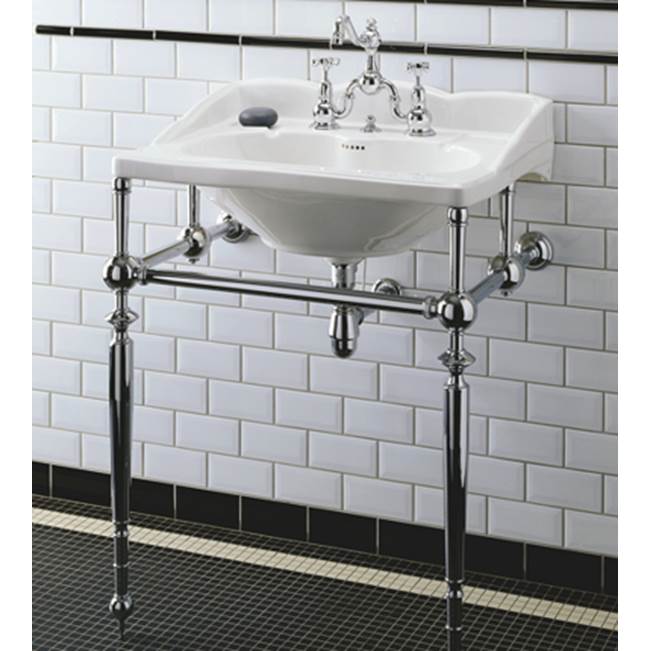 Herbeau ''Empire'' Metal Washstand Only in Polished Chrome