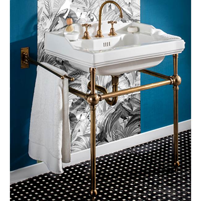 Herbeau ''Monarque'' Metal Washstand Only in Solibrass