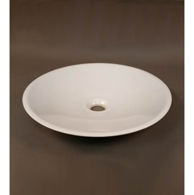 Herbeau ''Cupole'' Porcelain Round Contertop Lavatory Bowl in White