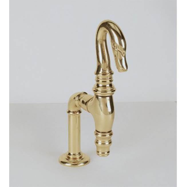 Herbeau ''Col Vert'' Tap Deck Mounted in French Weathered Brass