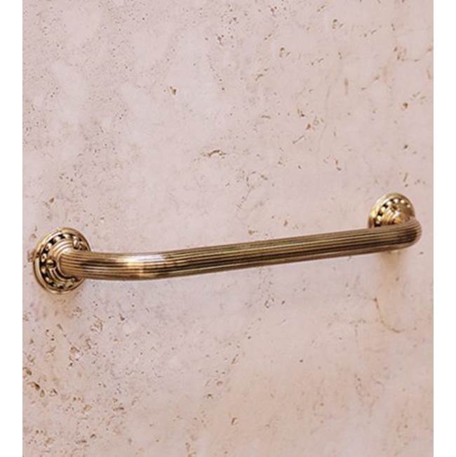 Herbeau ''Pompadour'' Hand Rail in Antique Lacquered Brass