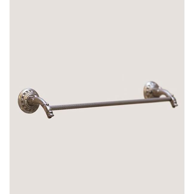Herbeau ''Pompadour'' 18-inch Towel Bar in Antique Lacquered Copper