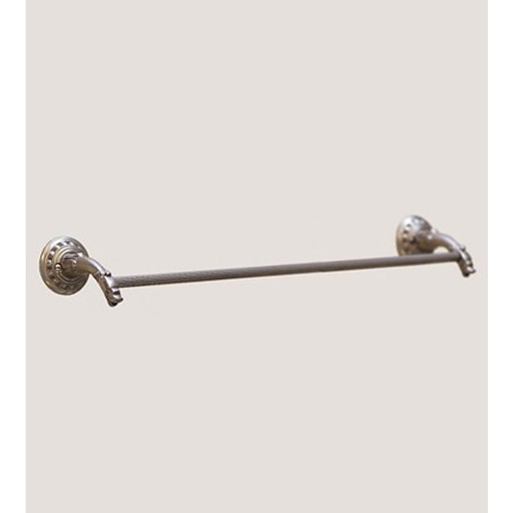 Herbeau ''Pompadour'' 30-inch Towel Bar in Solibrass