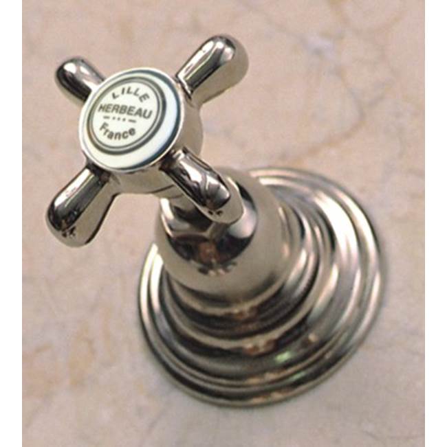 Herbeau ''Royale'' 1/2 Wall Valve in Satin Nickel, -Trim Only