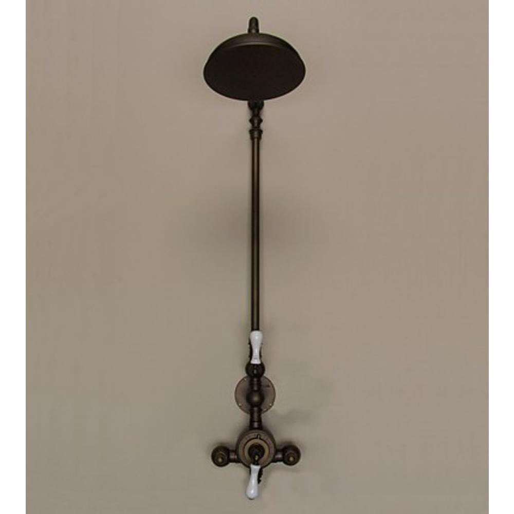 Herbeau ''Royale'' Exposed Thermostatic Shower in Matte Black Nickel