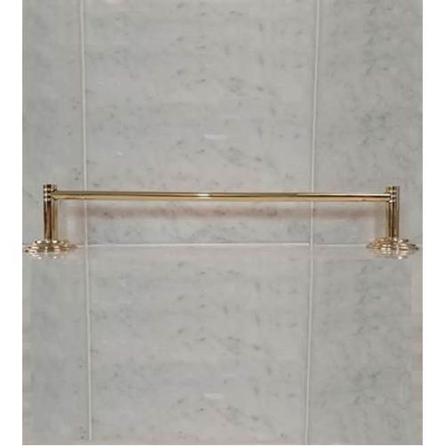 Herbeau ''Lille'' 30-inch Towel Bar in Antique Lacquered Copper