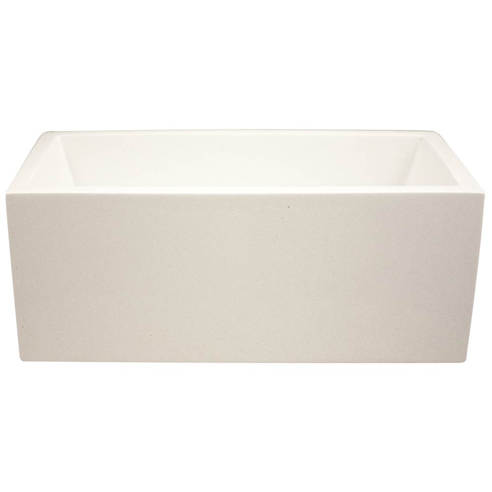 Hydro Systems SLATE 6032 STON END DRAIN, TUB ONLY - ALMOND
