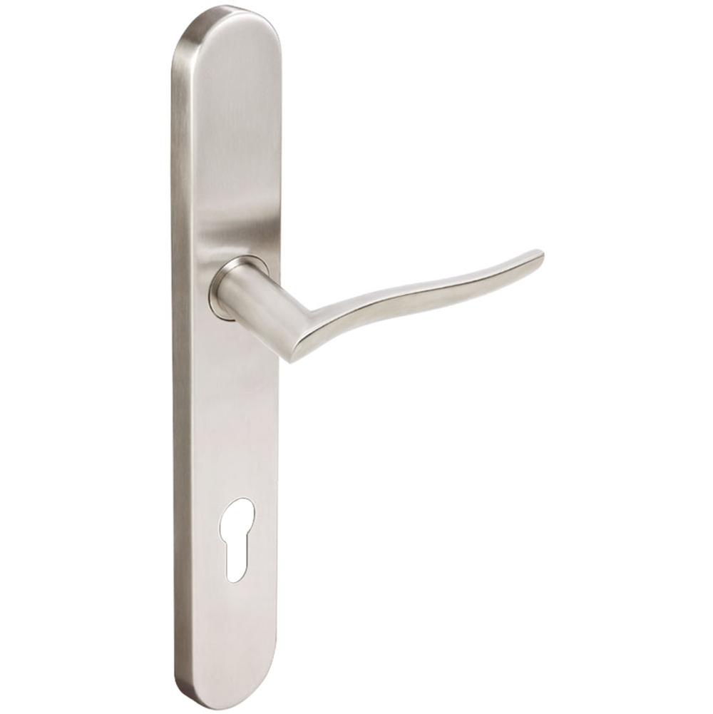 INOX BP Multipoint 225 Waterfall Euro Entry Lever High US32D LH