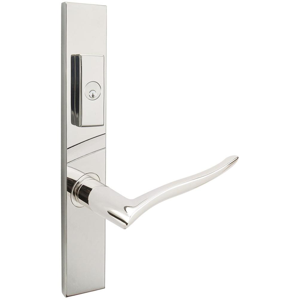 INOX MU Multipoint 225 Waterfall US Entry Lever Low US32 LH