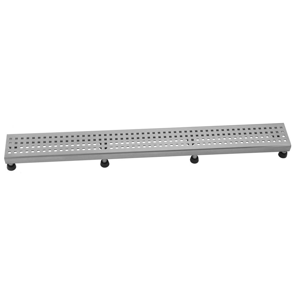 Jaclo 32'' Channel Drain Square Dotted Grate