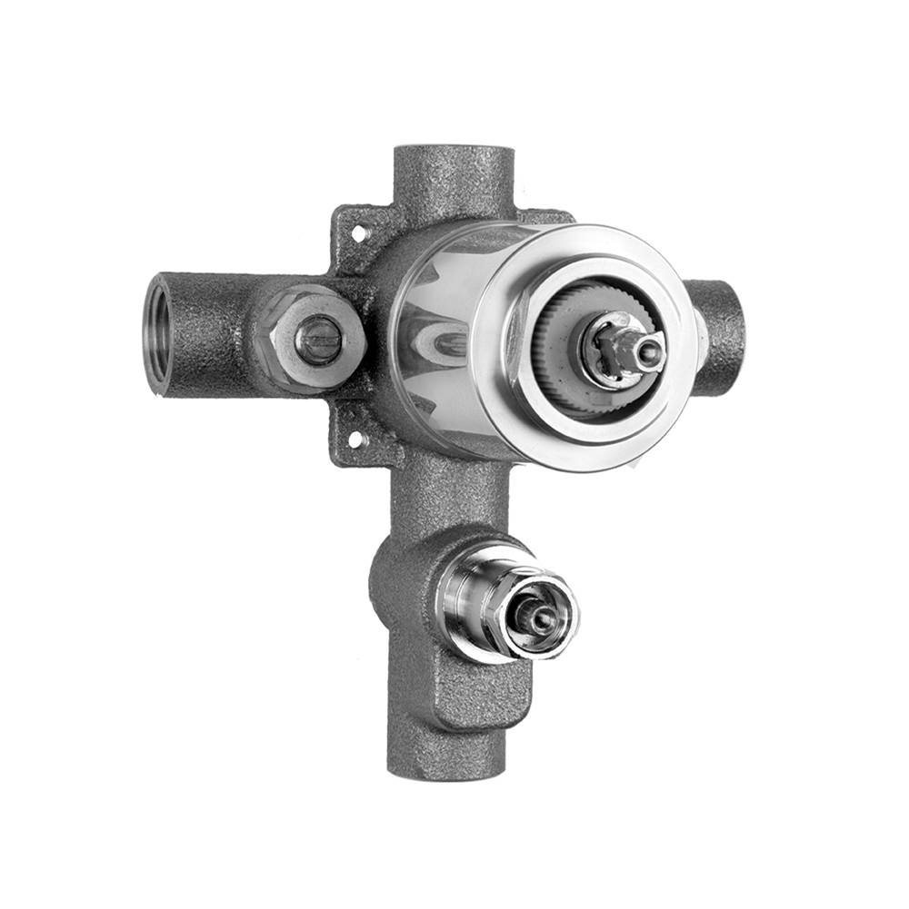 Jaclo Pressure Balance Cycling Valve with Built in Diverter
