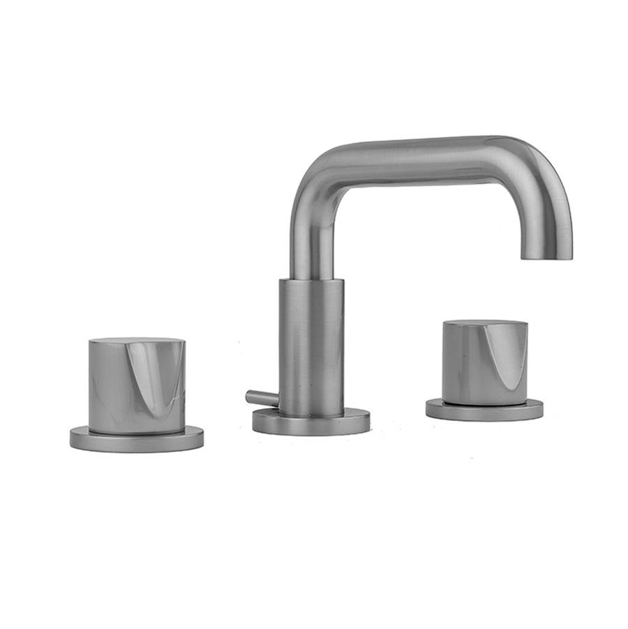 Jaclo Downtown  Contempo Faucet with Round Escutcheons & Thumb Handles- 0.5 GPM
