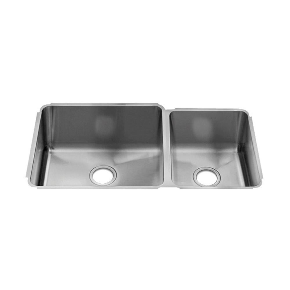 Home Refinements by Julien Classic Sink Undermount, Double L21X18X10 R12X16X8