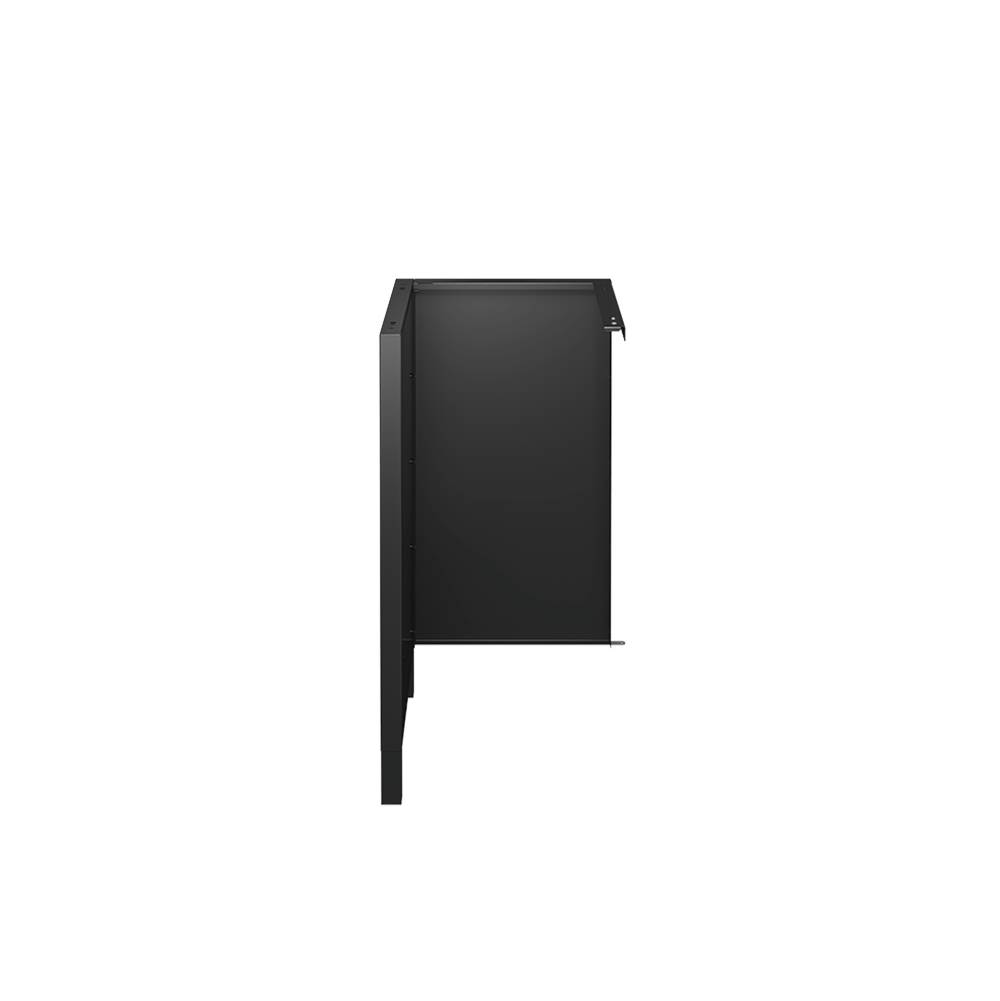 Home Refinements by Julien Essence End Back Panel For 15'' Appliance, Onyx, 18'' X 34,625'' X 24''