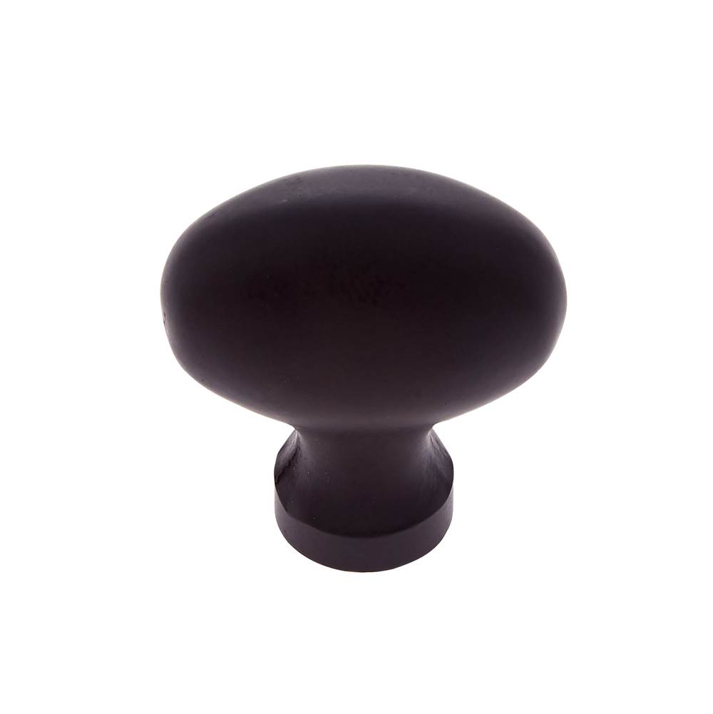 JVJ Hardware Classic Collection Oil Rubbed Bronze Finish 1-3/16'' X 3/4'' Football Knob, Composition Solid Brass