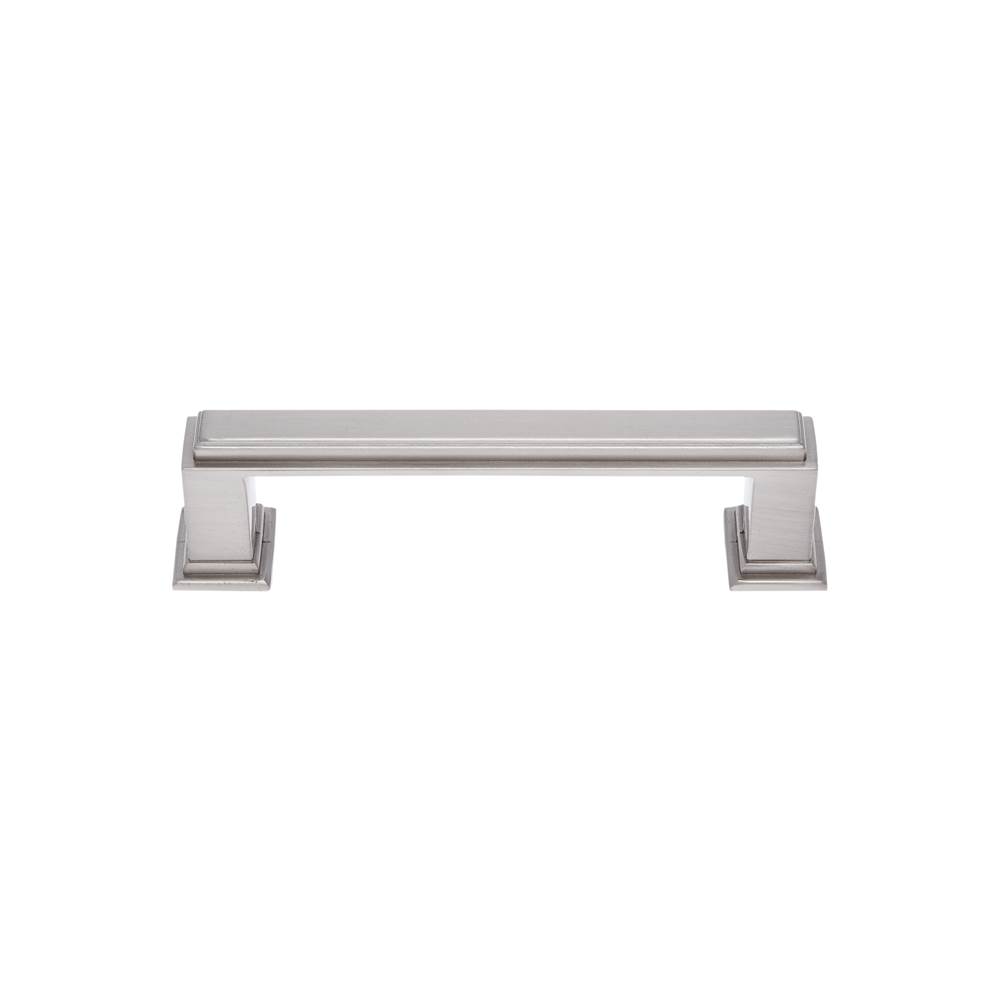 JVJ Hardware Marquee Collection Satin Nickel Finish 96 mm c/c Transitional Pull, Composition Zamac