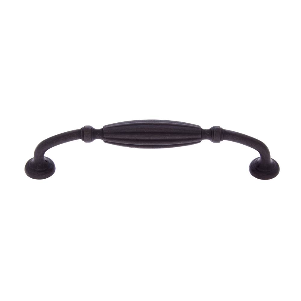 JVJ Hardware Classic Collection Oil Rubbed Bronze Finish 5'' c/c Fluted Pull, Composition Zamac