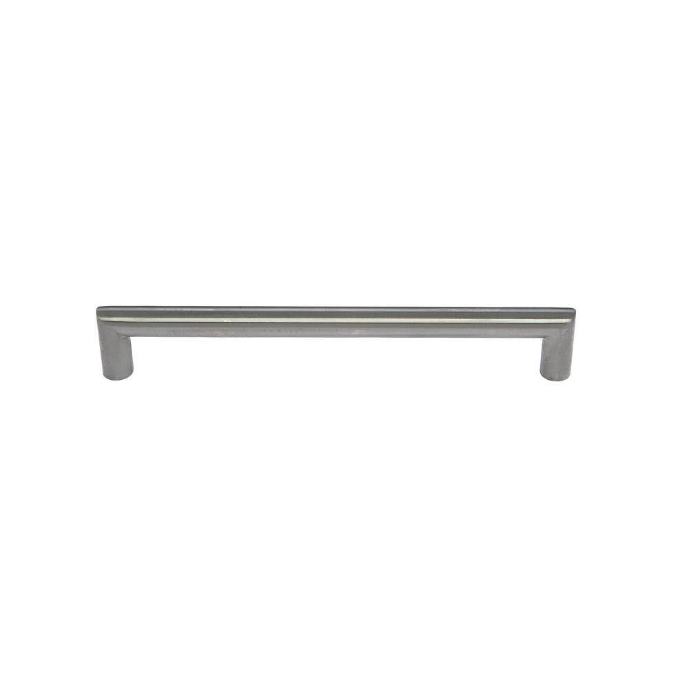 JVJ Hardware Palermo II Collection Stainless Steel Finish 224 mm c/c Rounded Thick Bar Pull w/ Posts At End, Composition Stainless Steel