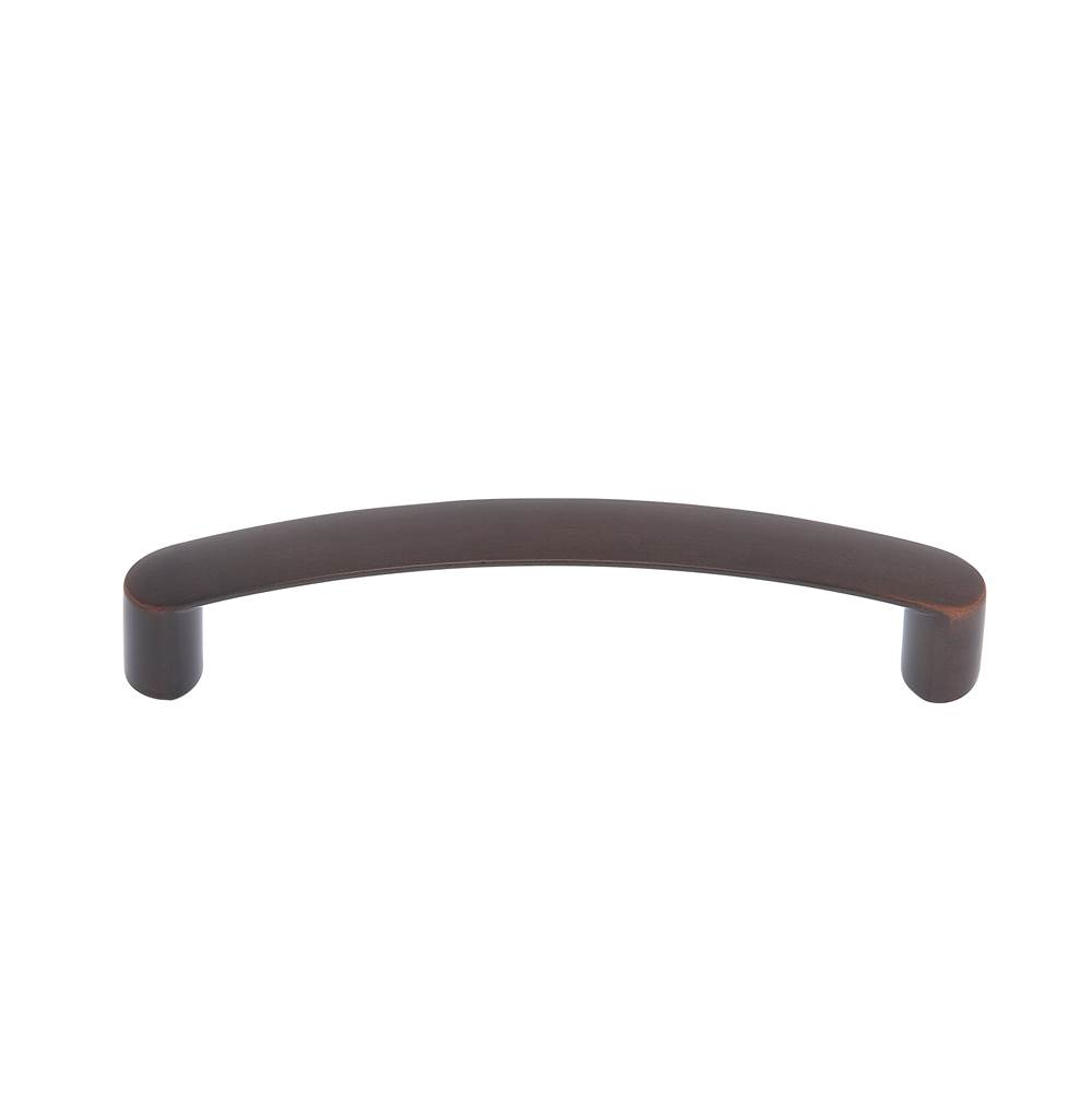 JVJ Hardware Teres Collection Old World Bronze Finish 128 mm c/c Thick Bowed Pull, Composition Zamac