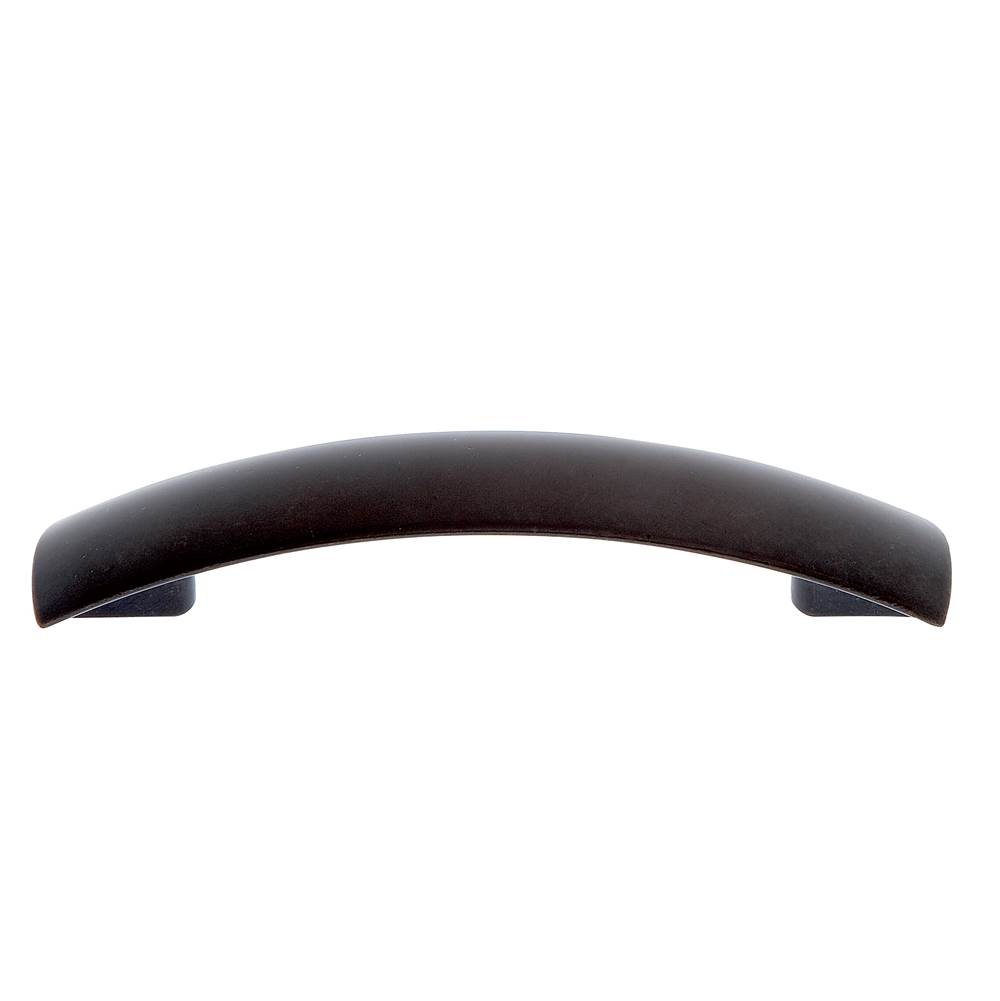 JVJ Hardware Teres Collection Oil Rubbed Bronze Finish 96 mm c/c Drooped Pull, Composition Zamac