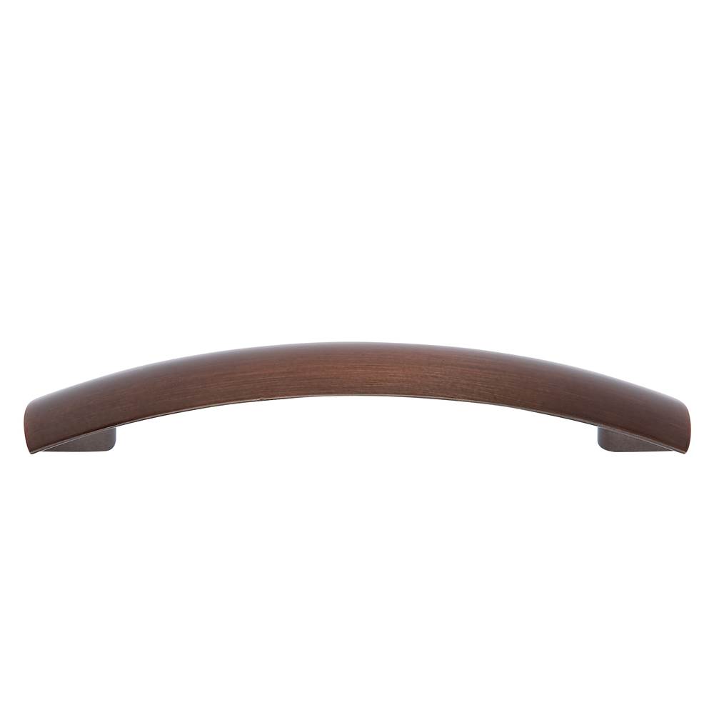 JVJ Hardware Teres Collection Old World Bronze Finish 128 mm c/c Drooped Pull, Composition Zamac