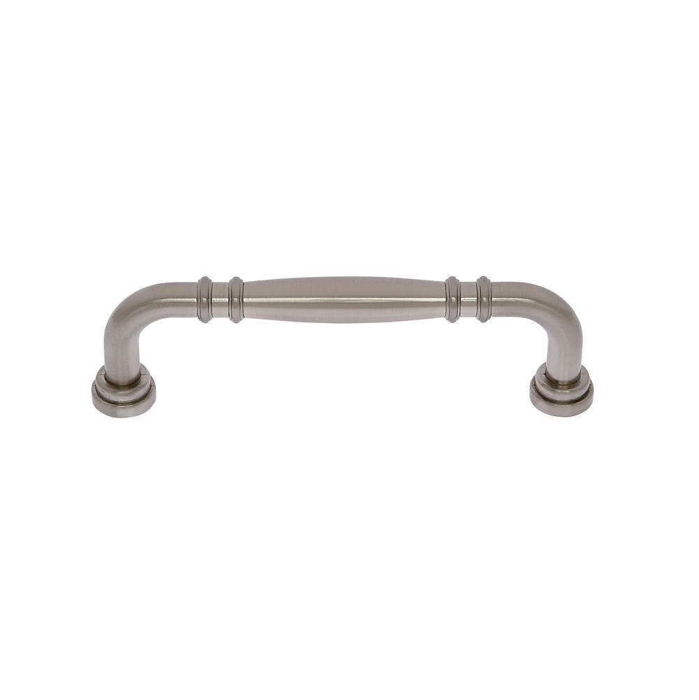 JVJ Hardware Imperial Collection Satin Nickel Finish 6'' c/c Size Knuckle Pull, Composition Zamac