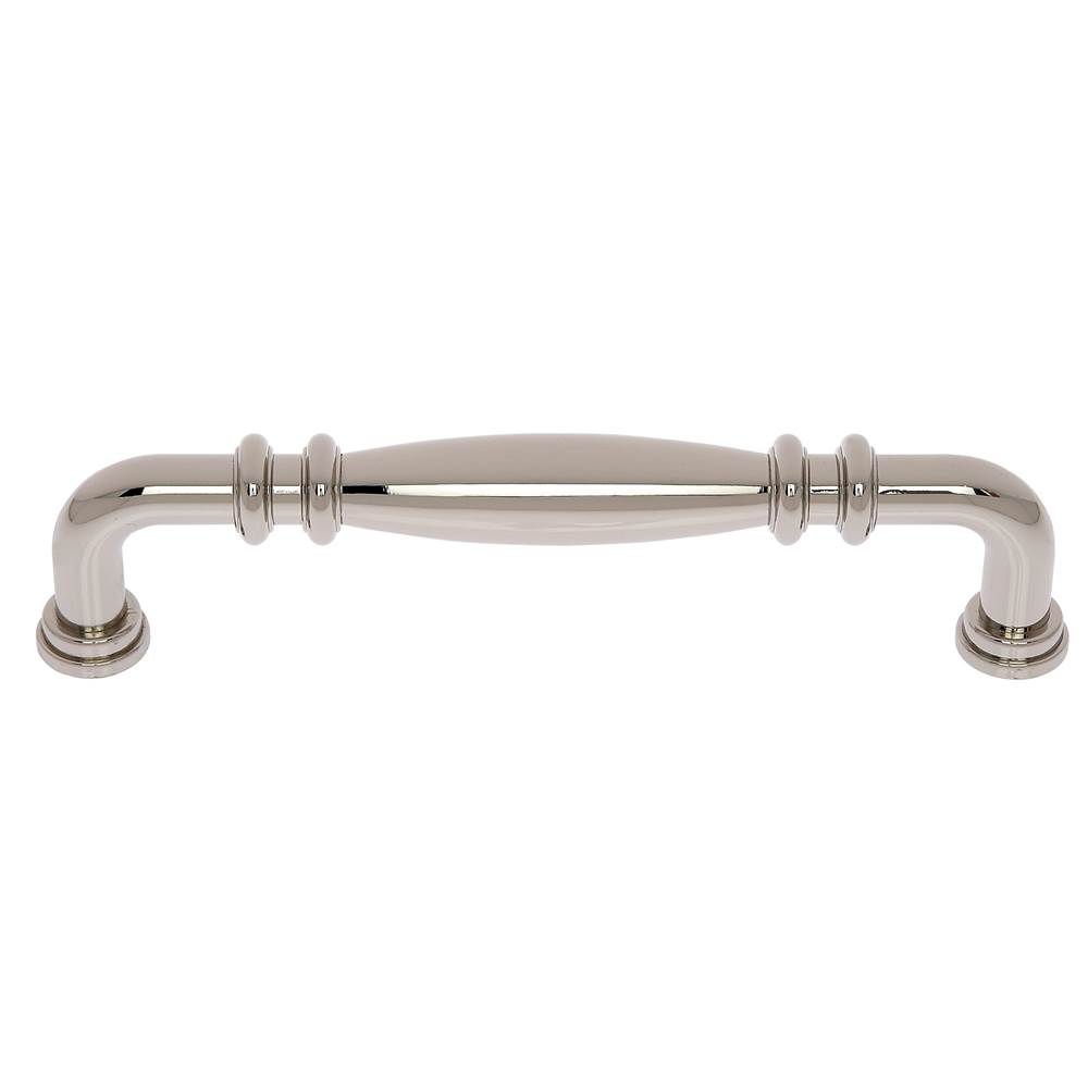 JVJ Hardware Imperial Collection Polished Nickel Finish  8'' c/c Refrigerator Knuckle Pull, Composition Zamac