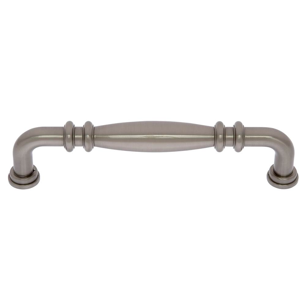 JVJ Hardware Imperial Collection Satin Nickel Finish 8'' c/c Refrigerator Knuckle Pull, Composition Zamac
