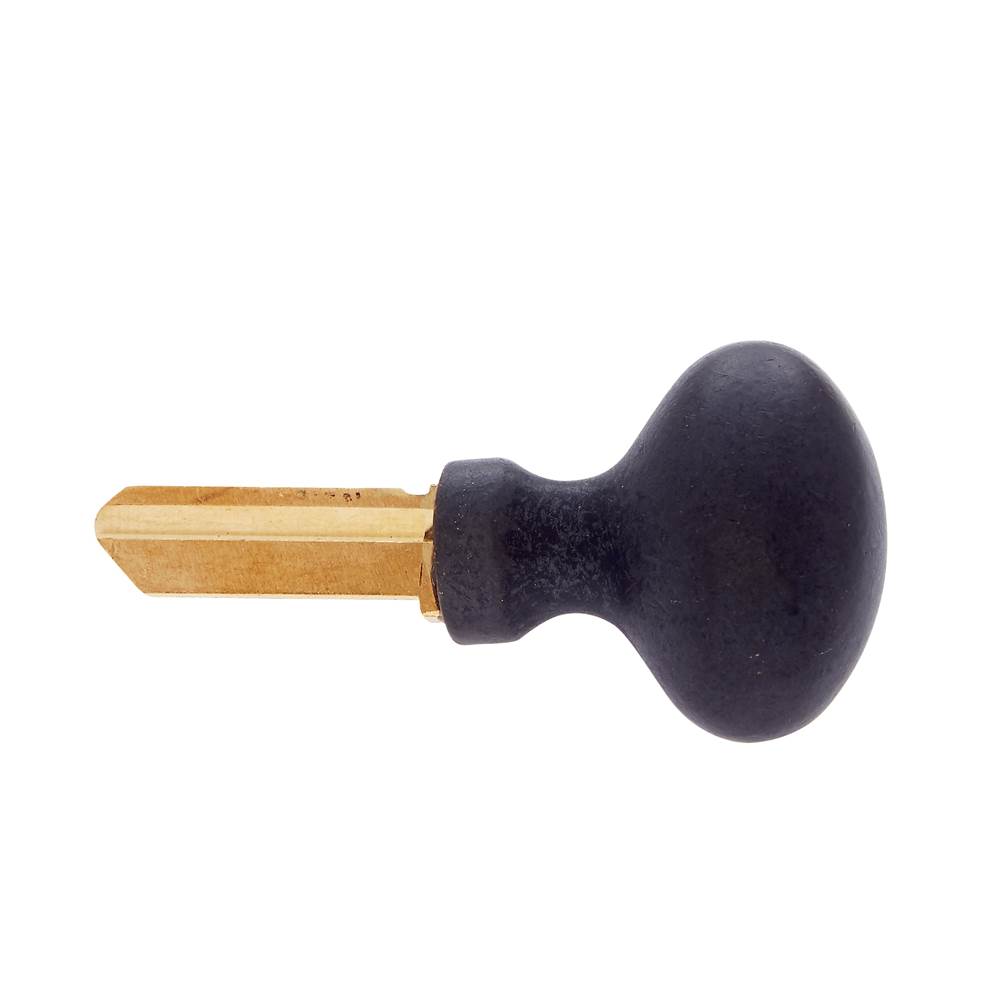JVJ Hardware Oil Rubbed Bronze Finish Key Knob,  5 Pin “Kwikset'' Key Way, Composition Solid Brass