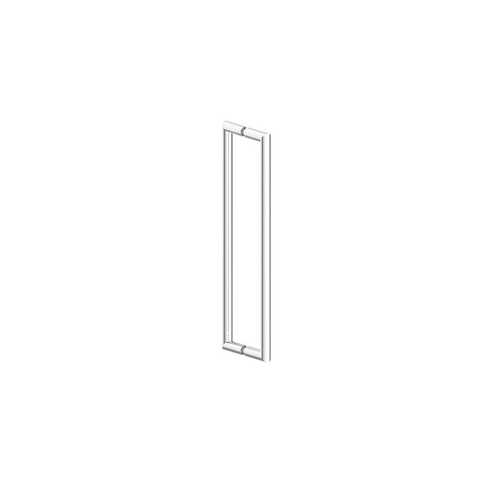 Kartners SEVILLE - 24-inch Double Shower Door Handle-Glossy White