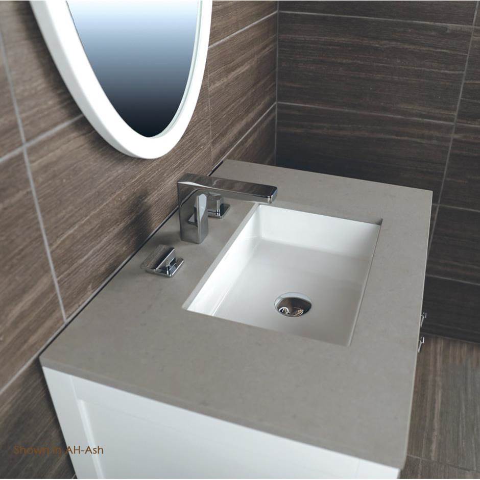 Lacava Countertop for vanity STL-F-24A & B and STL-W-24A & B, with a cut-out for Bathroom Sink 5452UN. W: 24'', D: 21'', H: 3/4''/