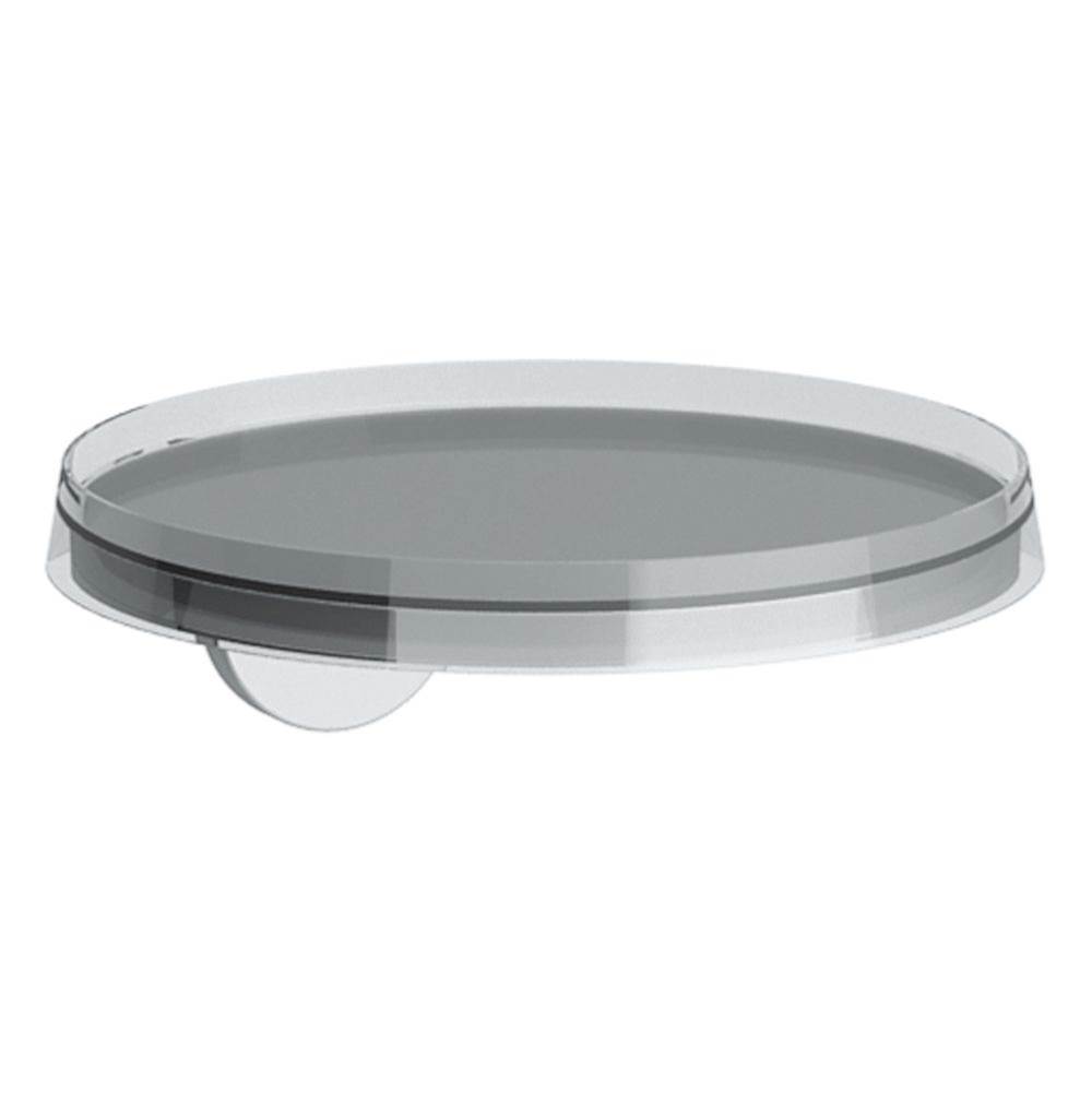 Laufen Wall tray, including bowl ''disc'', transparent crystal