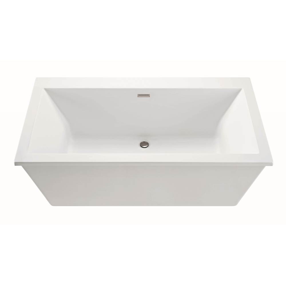 MTI Baths Kahlo 4 Dolomatte Freestanding Faucet Deck Air Bath - White (66X36)
