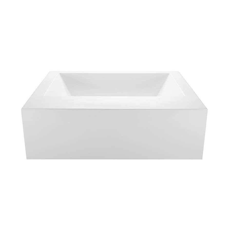 MTI Baths Metro 3 Acrylic Cxl Sculpted 1 Side Air Bath - White (66X42)