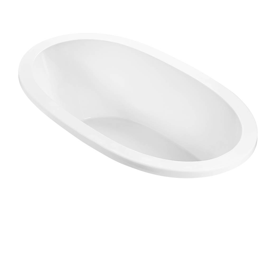 MTI Baths Adena 4 Acrylic Cxl Drop In Soaker - White (72.5X36.375)