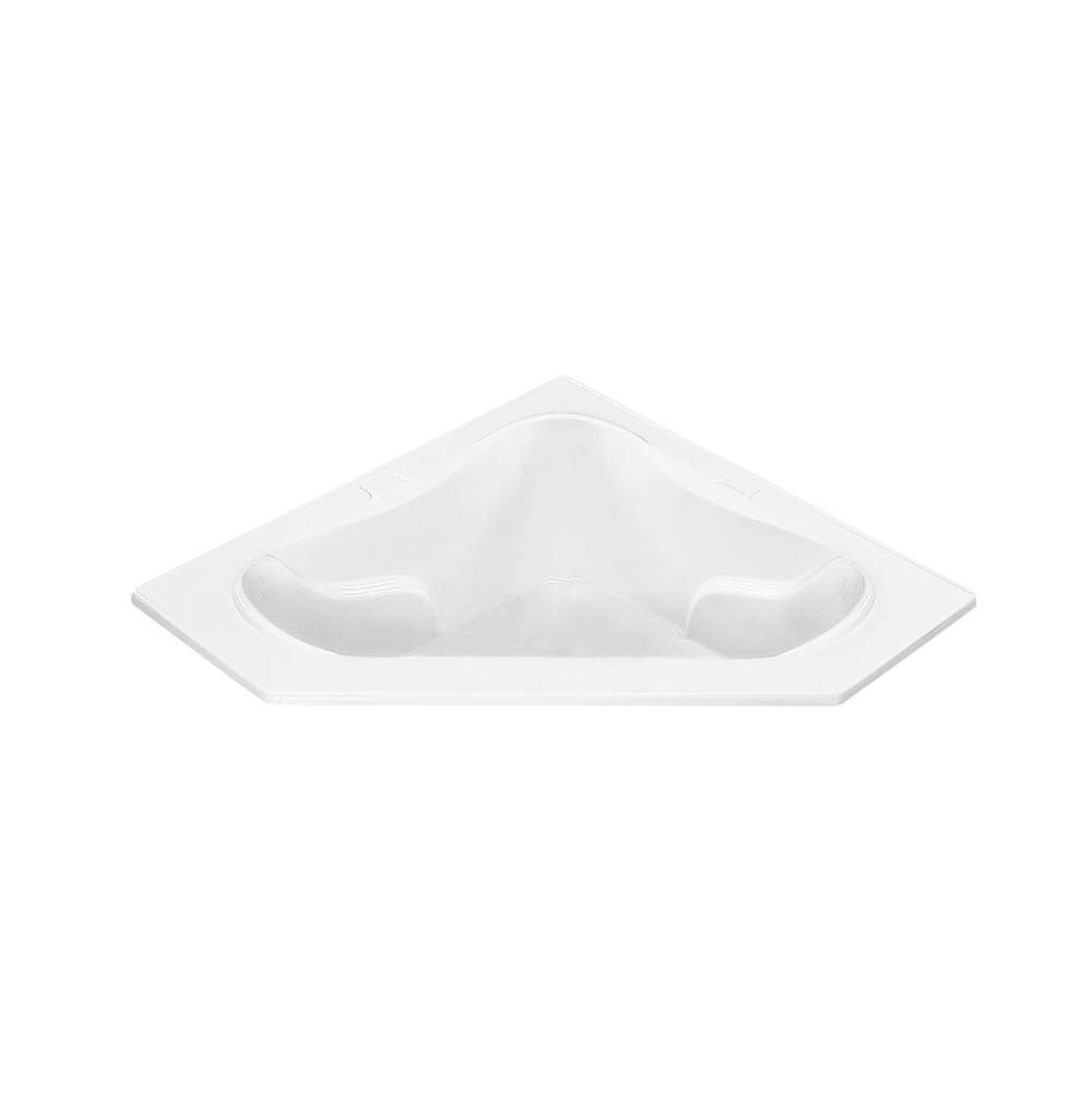 MTI Baths Cayman 1 Acrylic Cxl Drop In Corner Soaker - White (59.25X59.25)