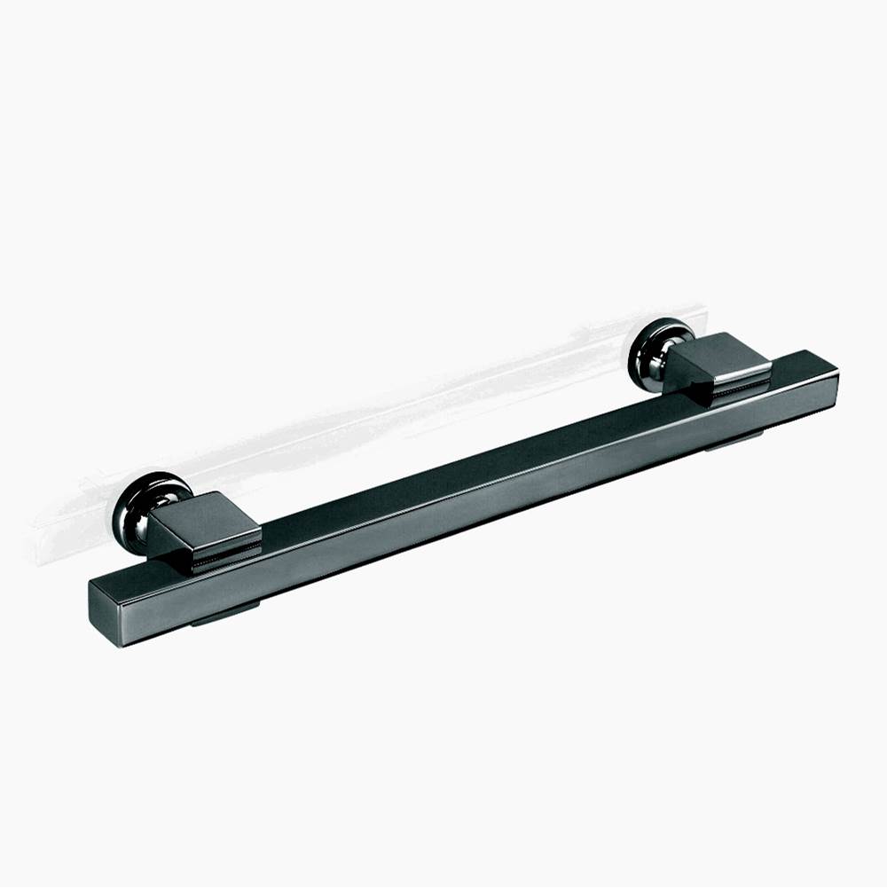 Myoh Haute Hammered Bar Pull Handle in Hammered over Polished Nickel