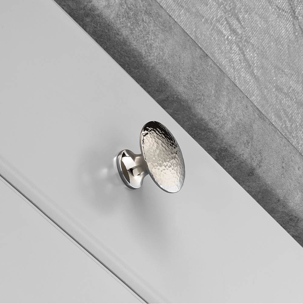 Myoh Imperial Knob  in Hammered over Rose Gold