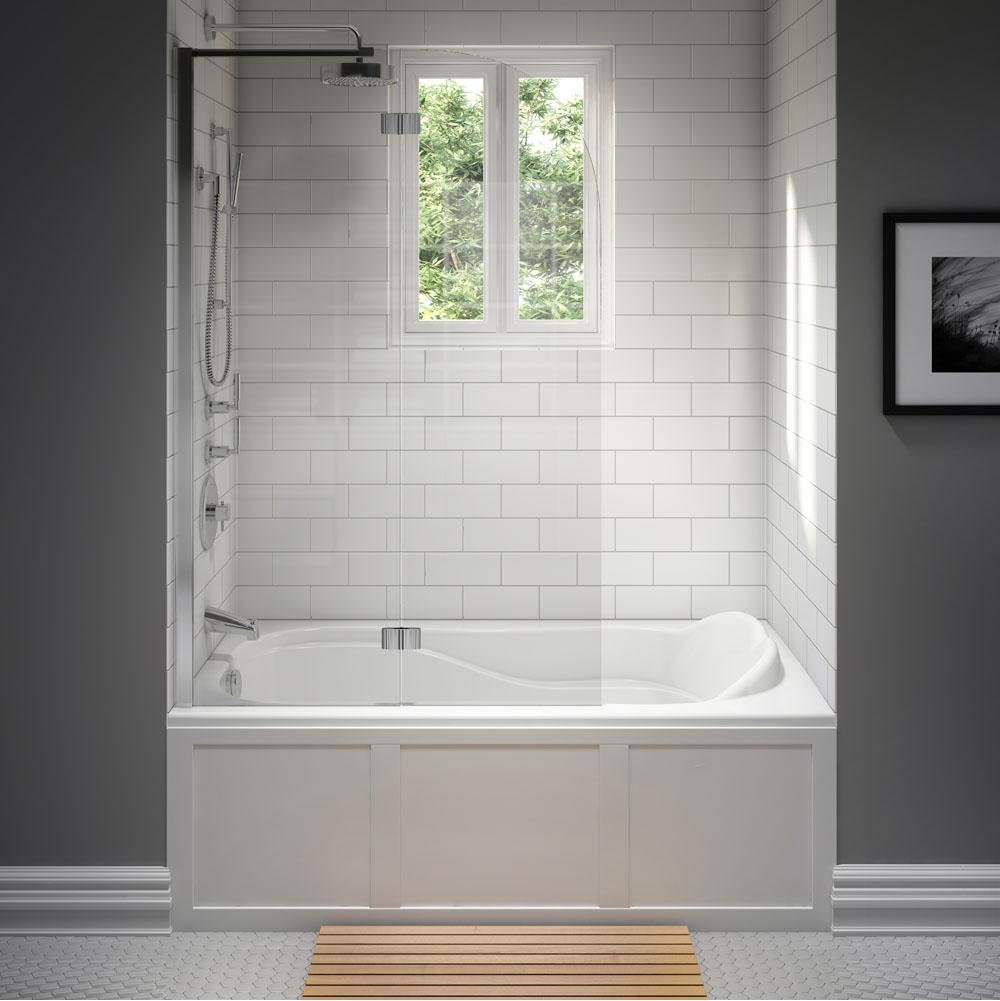 Neptune DAPHNE bathtub 32x60 with Tiling Flange, Right drain, Activ-Air, White