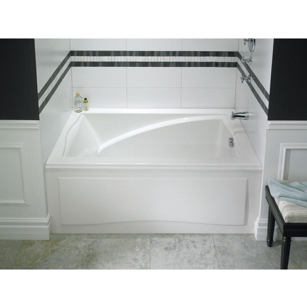 Neptune DELIGHT bathtub 32x60 with Tiling Flange and Skirt, Left drain, White